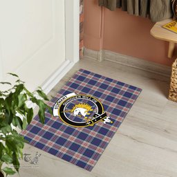 ScotsTee Shop Scottish Stewart of Appin Hunting Dress Clan Tartan Doormat Rubber Welcome Mat
