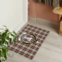 ScotsTee Shop Scottish MacLean Dress Clan Tartan Doormat Rubber Welcome Mat