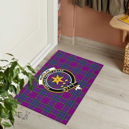 ScotsTee Shop Scottish Wardlaw Modern Clan Tartan Doormat Rubber Welcome Mat