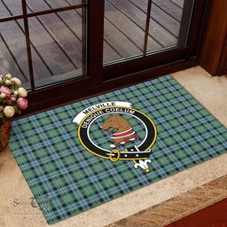 ScotsTee Shop Scottish Melville Ancient Clan Tartan Doormat Rubber Welcome Mat