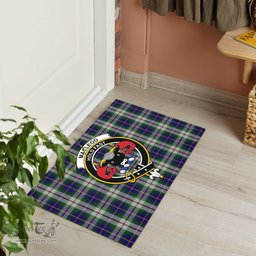 ScotsTee Shop Scottish MacLeod Of Californian Clan Tartan Doormat Rubber Welcome Mat