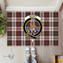 ScotsTee Shop Scottish Scott Dress Clan Tartan Doormat Rubber Welcome Mat