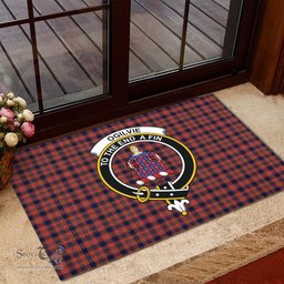 ScotsTee Shop Scottish Ogilvie (Ogilvy) Clan Tartan Doormat Rubber Welcome Mat