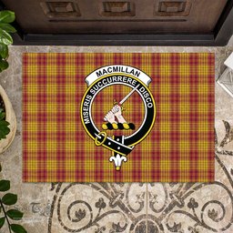 ScotsTee Shop Scottish MacMillan Dress Clan Tartan Doormat Rubber Welcome Mat