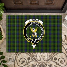 ScotsTee Shop Scottish Stewart Hunting Clan Tartan Doormat Rubber Welcome Mat