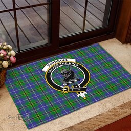 ScotsTee Shop Scottish Turnbull Hunting Clan Tartan Doormat Rubber Welcome Mat