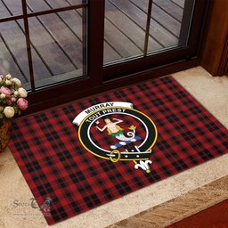 ScotsTee Shop Scottish Murray of Ochtertyre Clan Tartan Doormat Rubber Welcome Mat