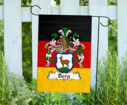 ScotsTee Shop Germans Berg Coat of Arms on Germany Flag Garden Flag/ House Flag
