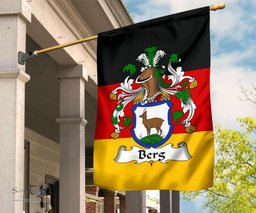 ScotsTee Shop Germans Berg Coat of Arms on Germany Flag Garden Flag/ House Flag