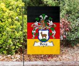ScotsTee Shop Germans Berg Coat of Arms on Germany Flag Garden Flag/ House Flag
