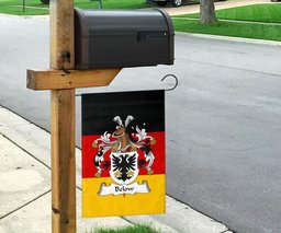 ScotsTee Shop Germans Below Coat of Arms on Germany Flag Garden Flag/ House Flag