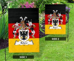 ScotsTee Shop Germans Below Coat of Arms on Germany Flag Garden Flag/ House Flag