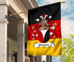 ScotsTee Shop Germans Briesen Coat of Arms on Germany Flag Garden Flag/ House Flag