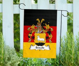 ScotsTee Shop Germans Betzold Coat of Arms on Germany Flag Garden Flag/ House Flag
