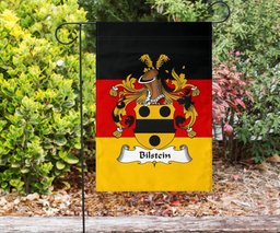 ScotsTee Shop Germans Bilstein Coat of Arms on Germany Flag Garden Flag/ House Flag