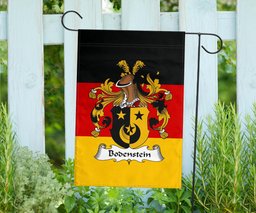 ScotsTee Shop Germans Bodenstein Coat of Arms on Germany Flag Garden Flag/ House Flag