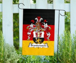 ScotsTee Shop Germans Brandenstein Coat of Arms on Germany Flag Garden Flag/ House Flag