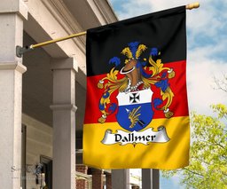 ScotsTee Shop Germans Dallmer Coat of Arms on Germany Flag Garden Flag/ House Flag