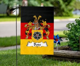 ScotsTee Shop Germans Bose Coat of Arms on Germany Flag Garden Flag/ House Flag