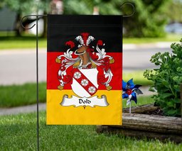 ScotsTee Shop Germans Dold Coat of Arms on Germany Flag Garden Flag/ House Flag