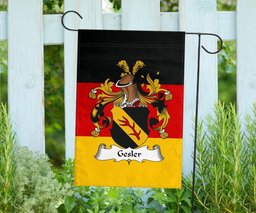 ScotsTee Shop Germans Gesler Coat of Arms on Germany Flag Garden Flag/ House Flag