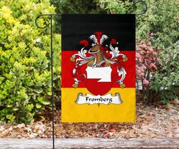 ScotsTee Shop Germans Fromberg Coat of Arms on Germany Flag Garden Flag/ House Flag