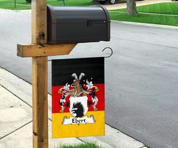 ScotsTee Shop Germans Ebert Coat of Arms on Germany Flag Garden Flag/ House Flag