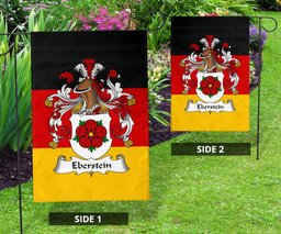 ScotsTee Shop Germans Eberstein Coat of Arms on Germany Flag Garden Flag/ House Flag