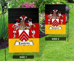 ScotsTee Shop Germans Epstein Coat of Arms on Germany Flag Garden Flag/ House Flag
