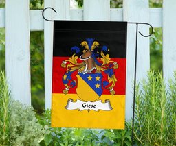 ScotsTee Shop Germans Giese Coat of Arms on Germany Flag Garden Flag/ House Flag
