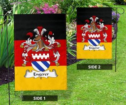 ScotsTee Shop Germans Engerer Coat of Arms on Germany Flag Garden Flag/ House Flag