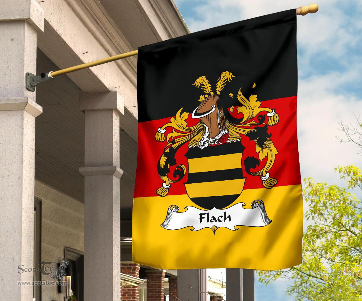 ScotsTee Shop Germans Flach Coat of Arms on Germany Flag Garden Flag/ House Flag