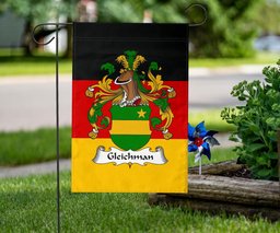 ScotsTee Shop Germans Gleichman Coat of Arms on Germany Flag Garden Flag/ House Flag
