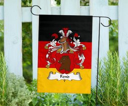 ScotsTee Shop Germans Fend Coat of Arms on Germany Flag Garden Flag/ House Flag