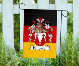 ScotsTee Shop Germans Hillinger Coat of Arms on Germany Flag Garden Flag/ House Flag