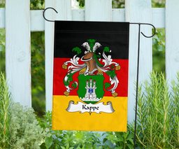 ScotsTee Shop Germans Kappe Coat of Arms on Germany Flag Garden Flag/ House Flag