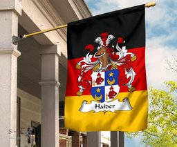 ScotsTee Shop Germans Haider Coat of Arms on Germany Flag Garden Flag/ House Flag