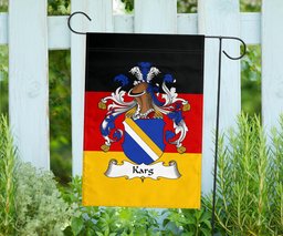ScotsTee Shop Germans Karg Coat of Arms on Germany Flag Garden Flag/ House Flag