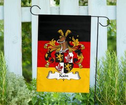 ScotsTee Shop Germans Kain Coat of Arms on Germany Flag Garden Flag/ House Flag