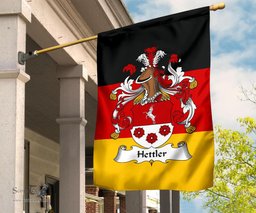 ScotsTee Shop Germans Hettler Coat of Arms on Germany Flag Garden Flag/ House Flag