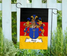 ScotsTee Shop Germans Heye Coat of Arms on Germany Flag Garden Flag/ House Flag