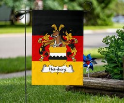 ScotsTee Shop Germans Heinberg Coat of Arms on Germany Flag Garden Flag/ House Flag