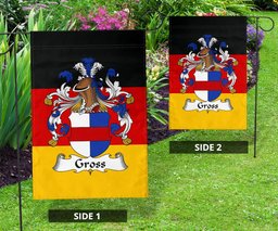 ScotsTee Shop Germans Gross Coat of Arms on Germany Flag Garden Flag/ House Flag