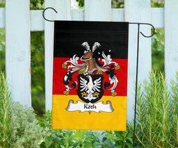 ScotsTee Shop Germans Koth Coat of Arms on Germany Flag Garden Flag/ House Flag