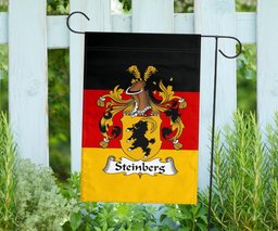 ScotsTee Shop Germans Steinberg Coat of Arms on Germany Flag Garden Flag/ House Flag