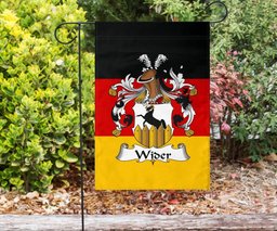 ScotsTee Shop Germans Wider Coat of Arms on Germany Flag Garden Flag/ House Flag