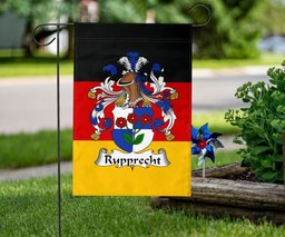 ScotsTee Shop Germans Rupprecht Coat of Arms on Germany Flag Garden Flag/ House Flag