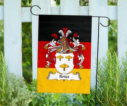 ScotsTee Shop Germans Kries Coat of Arms on Germany Flag Garden Flag/ House Flag