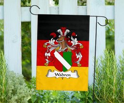 ScotsTee Shop Germans Wahren Coat of Arms on Germany Flag Garden Flag/ House Flag
