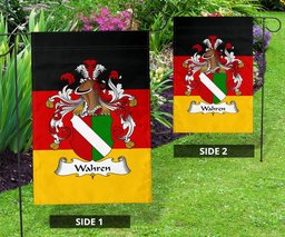 ScotsTee Shop Germans Wahren Coat of Arms on Germany Flag Garden Flag/ House Flag